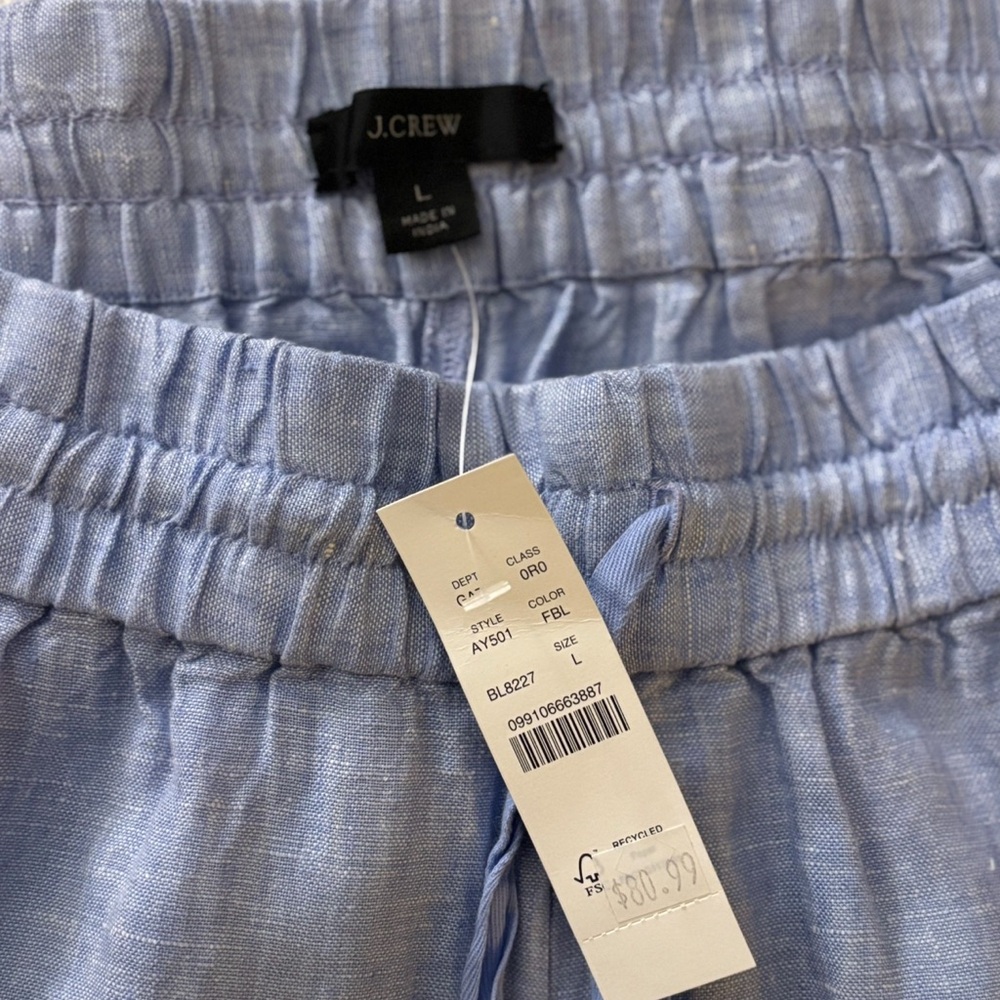 J. Crew Light Blue Wide Leg Pants - Picture 3 of 4